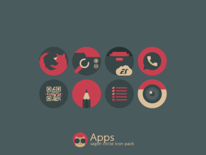 Sagon Circle: Dark Icon Pack 14.7 Apk for Android 3