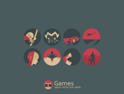 Sagon Circle: Dark Icon Pack 13.9 Apk for Android 4