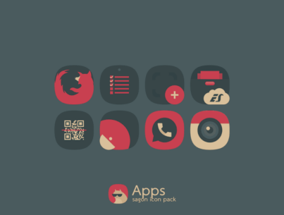 Sagon: Dark Icon Pack 14.7 Apk for Android 3