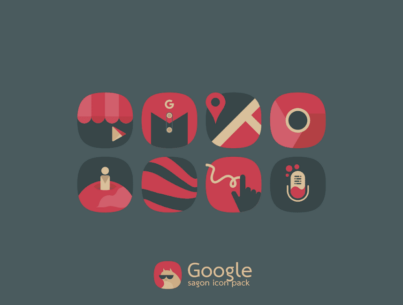 Sagon: Dark Icon Pack 14.0 Apk for Android 5