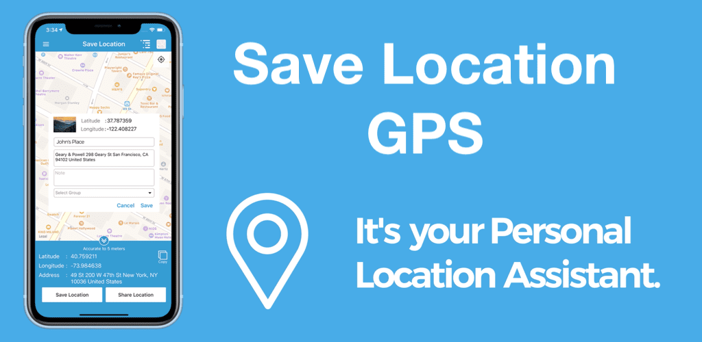 save location gps cover