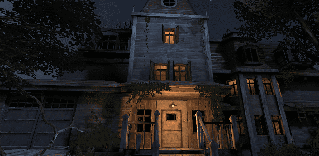 scary mansion horror game 3d cover