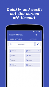 Screen Off Timeout 2.4.4 Apk for Android 1