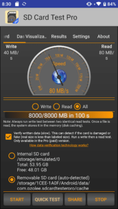 SD Card Test Pro 2.0 Apk for Android 1