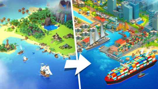 Sea Port: Cargo Boat Tycoon 1.0.236 Apk for Android 1