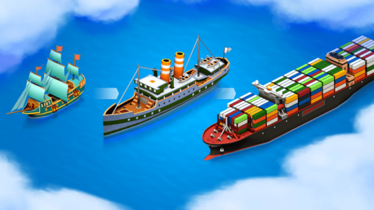Sea Port: Cargo Boat Tycoon 1.0.233 Apk for Android 2