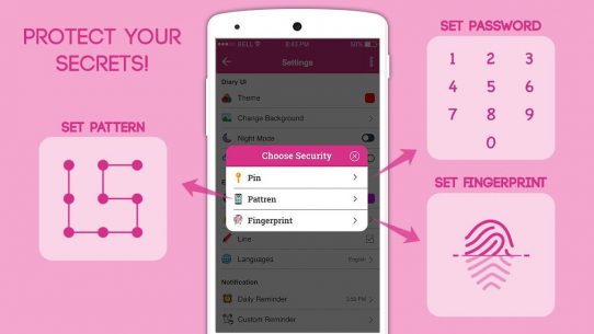 Secret Diary With Lock – Diary With Password (PRO) 2.0 Apk for Android 3