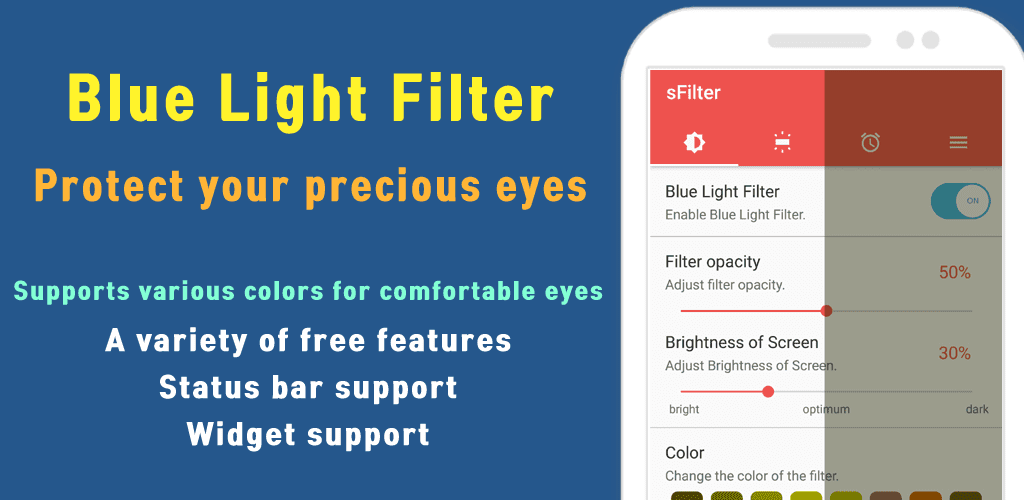 sfilter blue light filter cover
