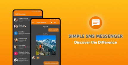 simple sms messenger cover