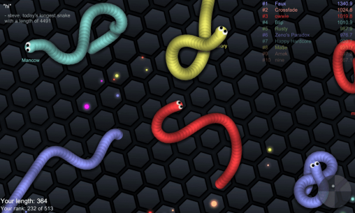 slither.io 1.6.1 Apk + Mod for Android 3