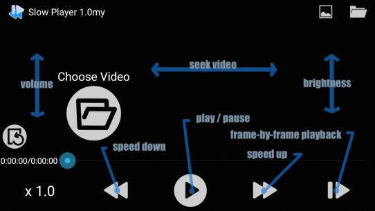 Slow motion/Frame Player 1.3 Apk + Mod for Android 1