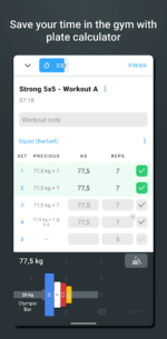 Strong Workout Tracker Gym Log (PRO) 2.7.9 Apk for Android 3