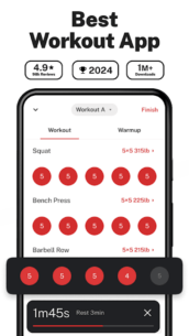 StrongLifts Weight Lifting Log (PRO) 3.7.6 Apk for Android 1