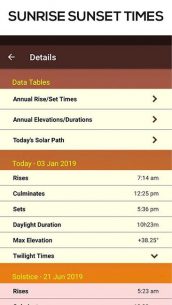 Sun Seeker – Sunrise Sunset Times Tracker, Compass 5.0.3 Apk for Android 5