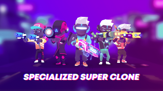 Super Clone: cyberpunk roguelike action 7.0 Apk + Mod for Android 4