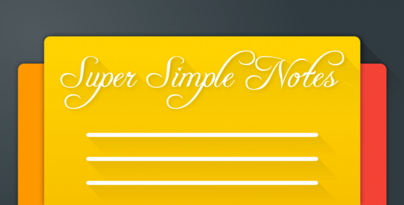 super simple notes full cover