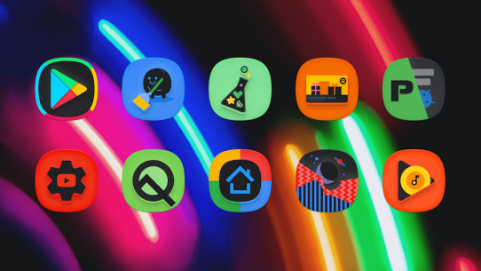 SuperBlack Icon Pack 12.0.0 Apk for Android 3