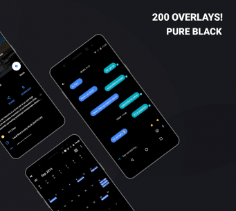 Swift Black Substratum Theme +Oreo & Samsung theme 320 Apk for Android 1