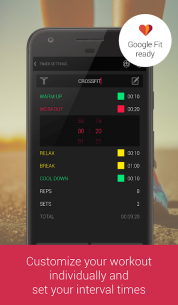 Tabata Interval HIIT Timer (PREMIUM) 4.70 Apk for Android 2