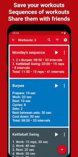Tabata Timer: Interval Timer Workout Timer HIIT (PREMIUM) 5.1.0 Apk for Android 4