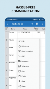 Table Notes – Pocket database & spreadsheet editor (UNLOCKED) 110 Apk for Android 1