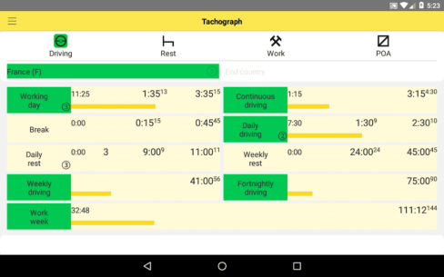 Tachograph – mobile assistant (PREMIUM) 1.2.24 Apk for Android 4