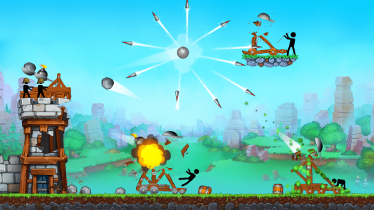 The Catapult — King of Mining Epic Stickman Castle 1.0.1 Apk + Mod for Android 2