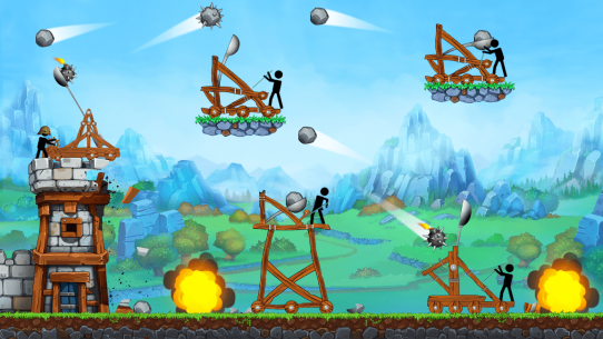 The Catapult — King of Mining Epic Stickman Castle 1.0.1 Apk + Mod for Android 5