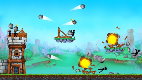 The Catapult – Stick man Throw 1.1.2 Apk + Mod for Android 1