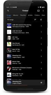 TimberX Music Player 1.9 Apk for Android 3