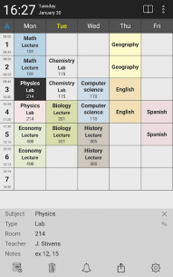 Timetable planner – for school and university 2.4.7 Apk + Mod for Android 2