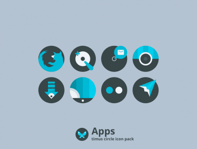 Timus Circle: Dark Icon Pack 13.1 Apk for Android 1