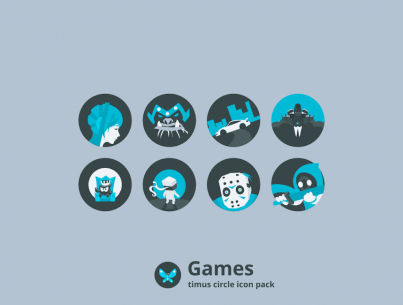 Timus Circle: Dark Icon Pack 13.1 Apk for Android 2