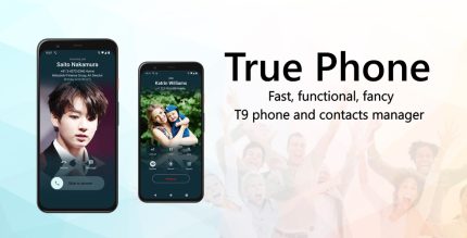 true phone dialer contacts cover
