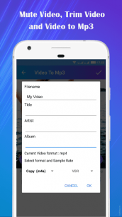 Video to Mp3 : Mute Video /Trim Video/Cut Video (PRO) 1.17 Apk for Android 5