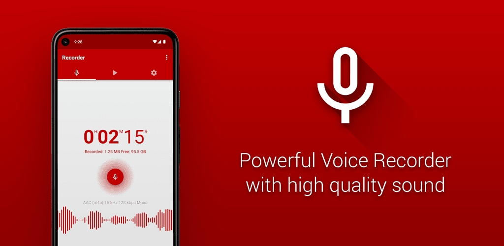 voice recorder pro full android cover