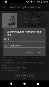Walkman Lyrics Extension 5.4.1 Apk for Android 4