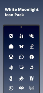 White Moonlight – Icon Pack 3.6 Apk for Android 1
