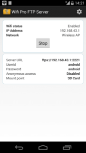 WiFi Pro FTP Server 2.2.1 Apk for Android 3