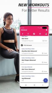 Woman Butt Workouts 🍑 – Workout from Home 🏠 (PRO) 4.3.6 Apk for Android 2