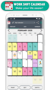 Work Shift Calendar (PRO) 2.0.7.0 Apk for Android 2