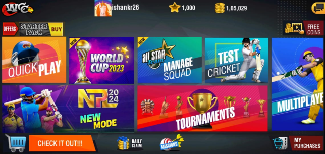 World Cricket Championship 2 4.6 Apk + Mod for Android 5