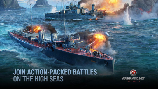 World of Warships Blitz War 7.1.0 Apk + Data for Android 2