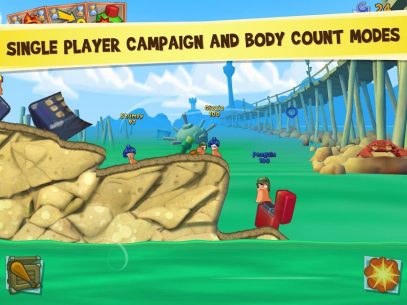 Worms 3 2.1.705708 Apk + Mod + Data for Android 3