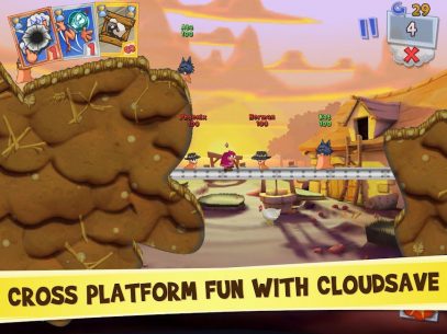 Worms 3 2.1.705708 Apk + Mod + Data for Android 4