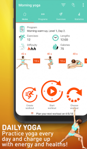 Yoga daily workout for flexibility and stretch 2.2.1 Apk for Android 1