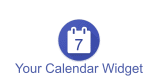 your calendar widget cover