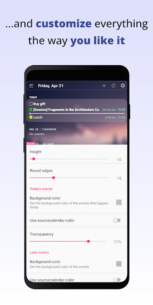 Your Calendar Widget (PRO) 1.61.4 Apk for Android 4