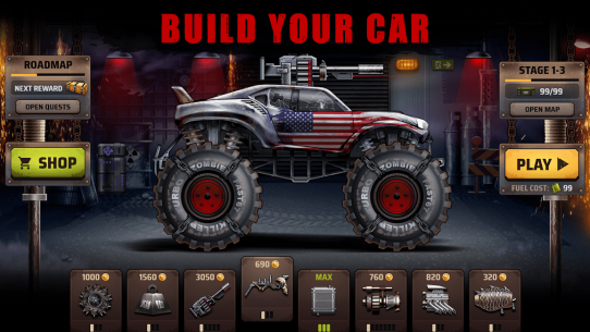 Zombie Hill Racing: Earn Climb 2.3.2 Apk + Mod for Android 1