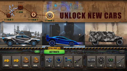 Zombie Hill Racing: Earn Climb 2.3.2 Apk + Mod for Android 5